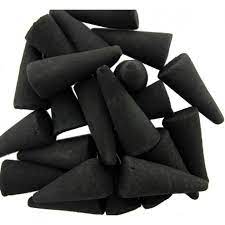 BLACK STONE INCENSE CONES 14NOS